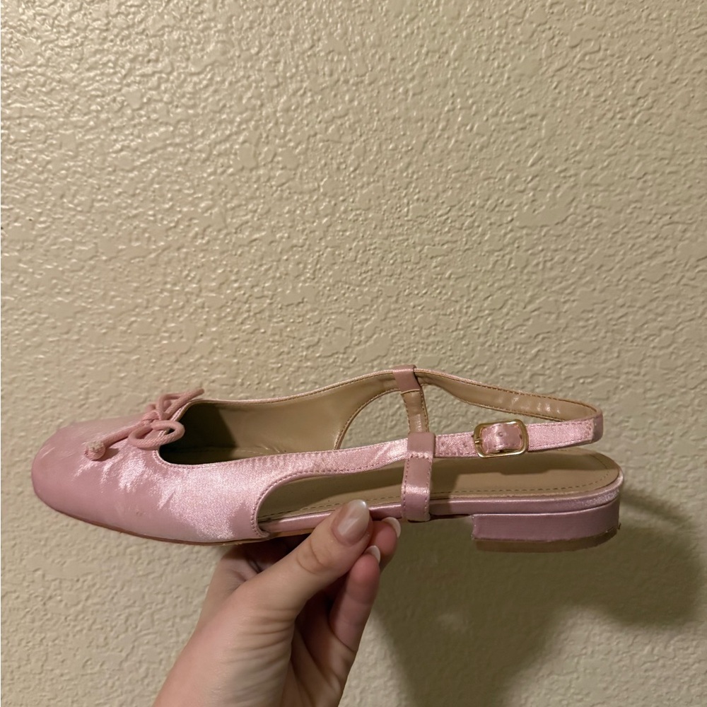 Amazon Pink Slingback Flats
